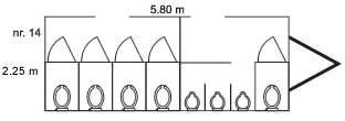 Toiletwagen nr 14