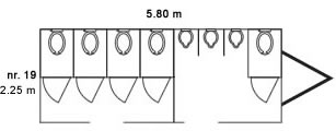 Toiletwagen nr 19